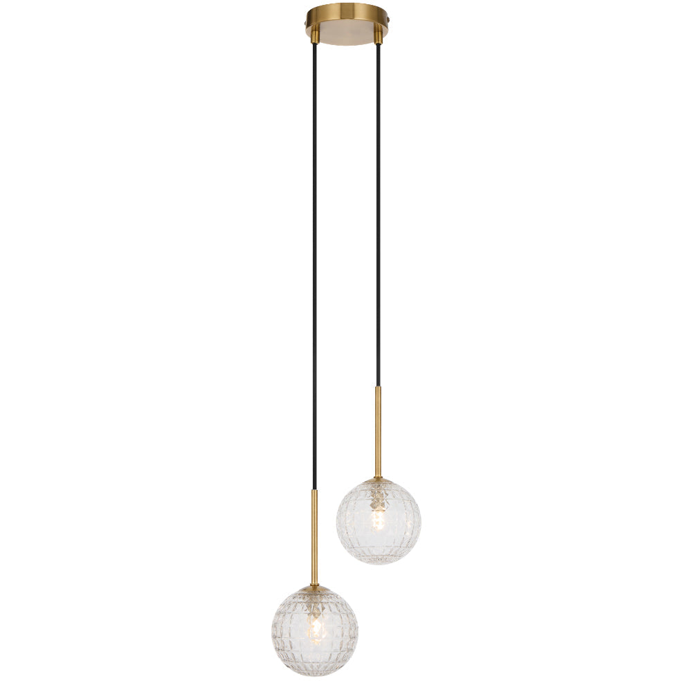 Telbix Lightings: GASTON 2 LIGHT PENDANT