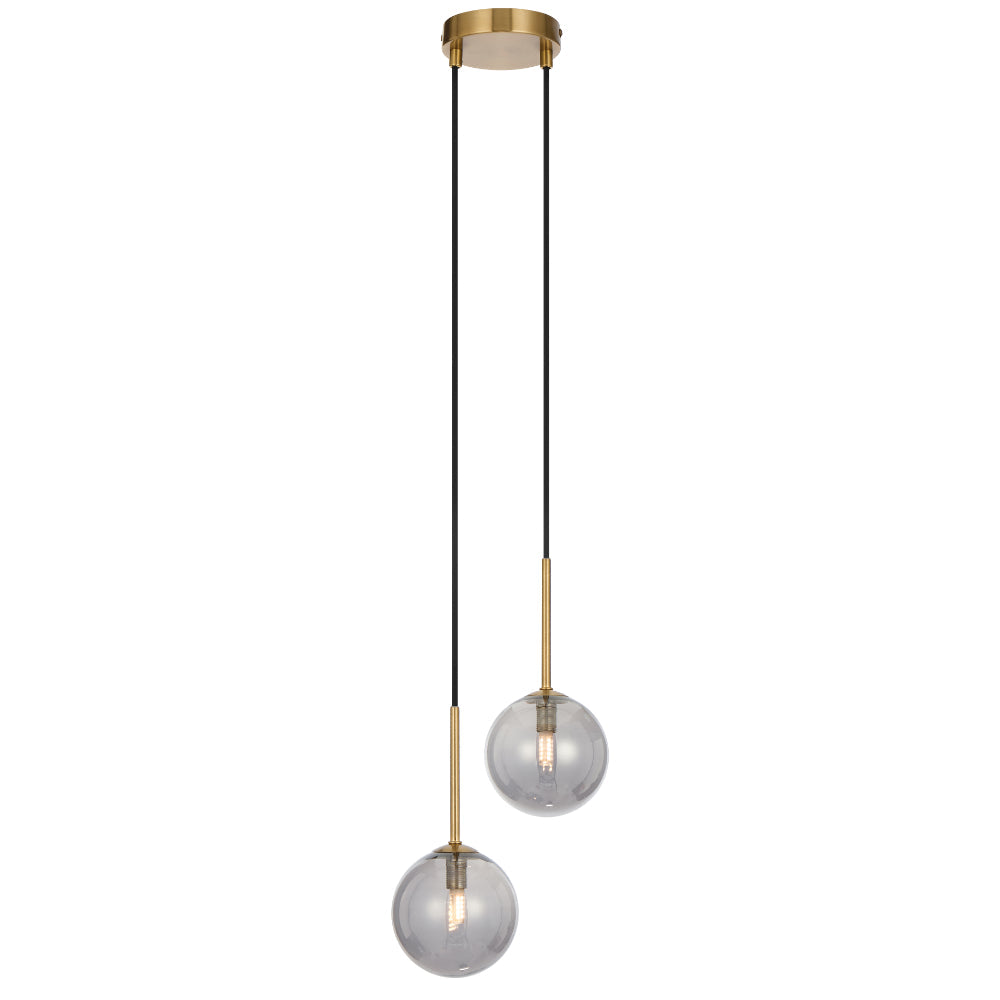 Telbix Lightings: GASTON 2 LIGHT PENDANT