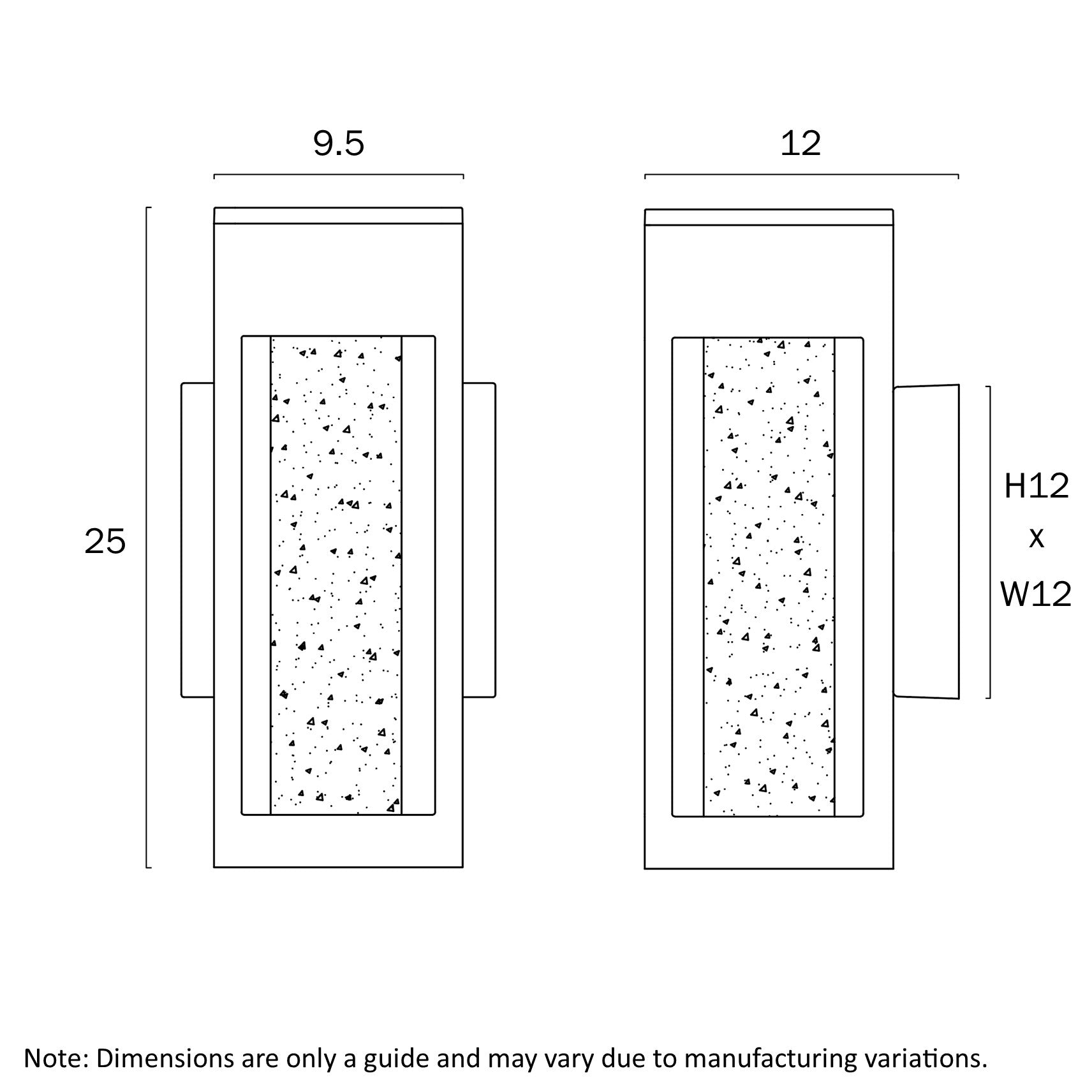 HOLLIS 25 EXTERIOR WALL LIGHT