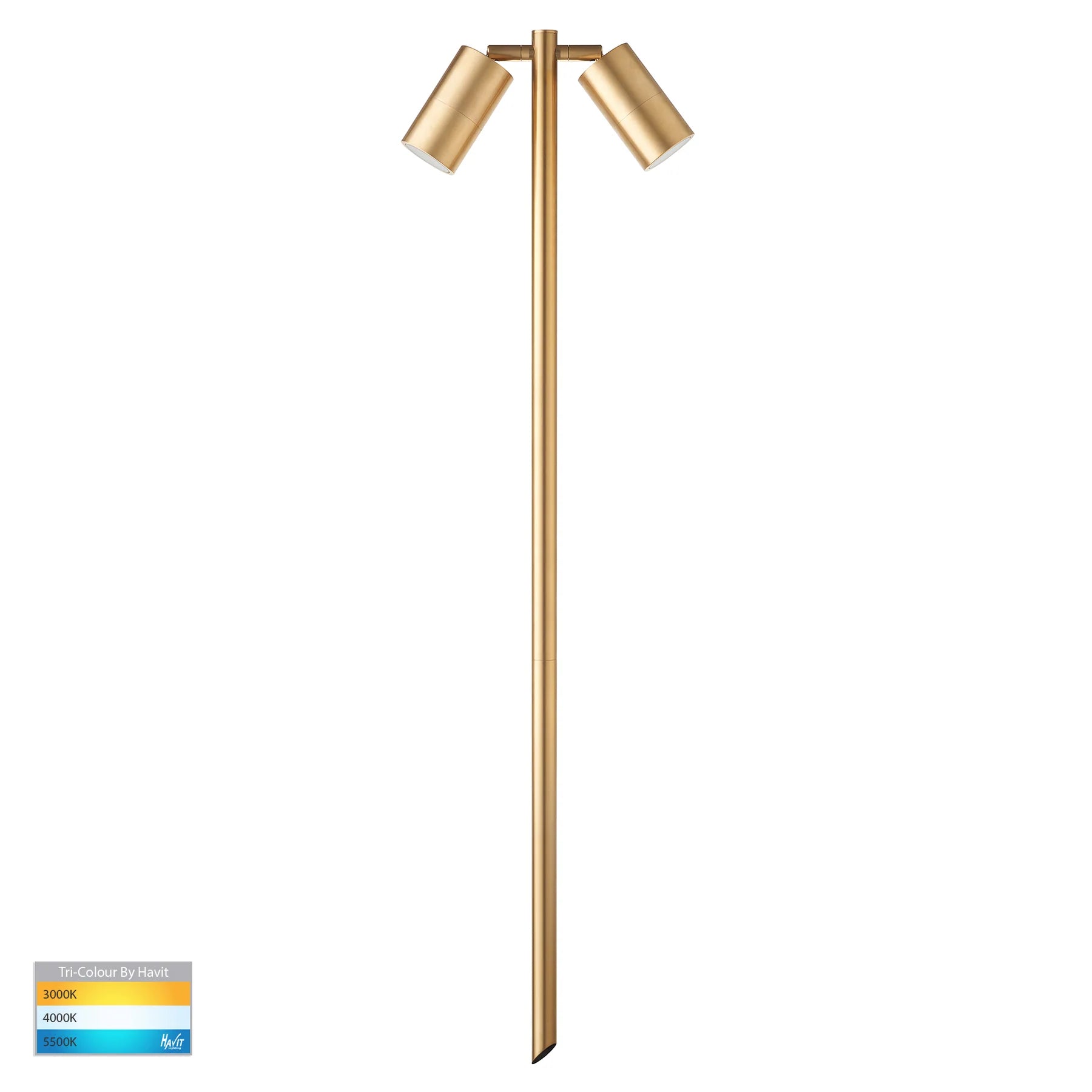 Havit Tivah TRI Colour Double Adjustable LED Bollard Spike Light