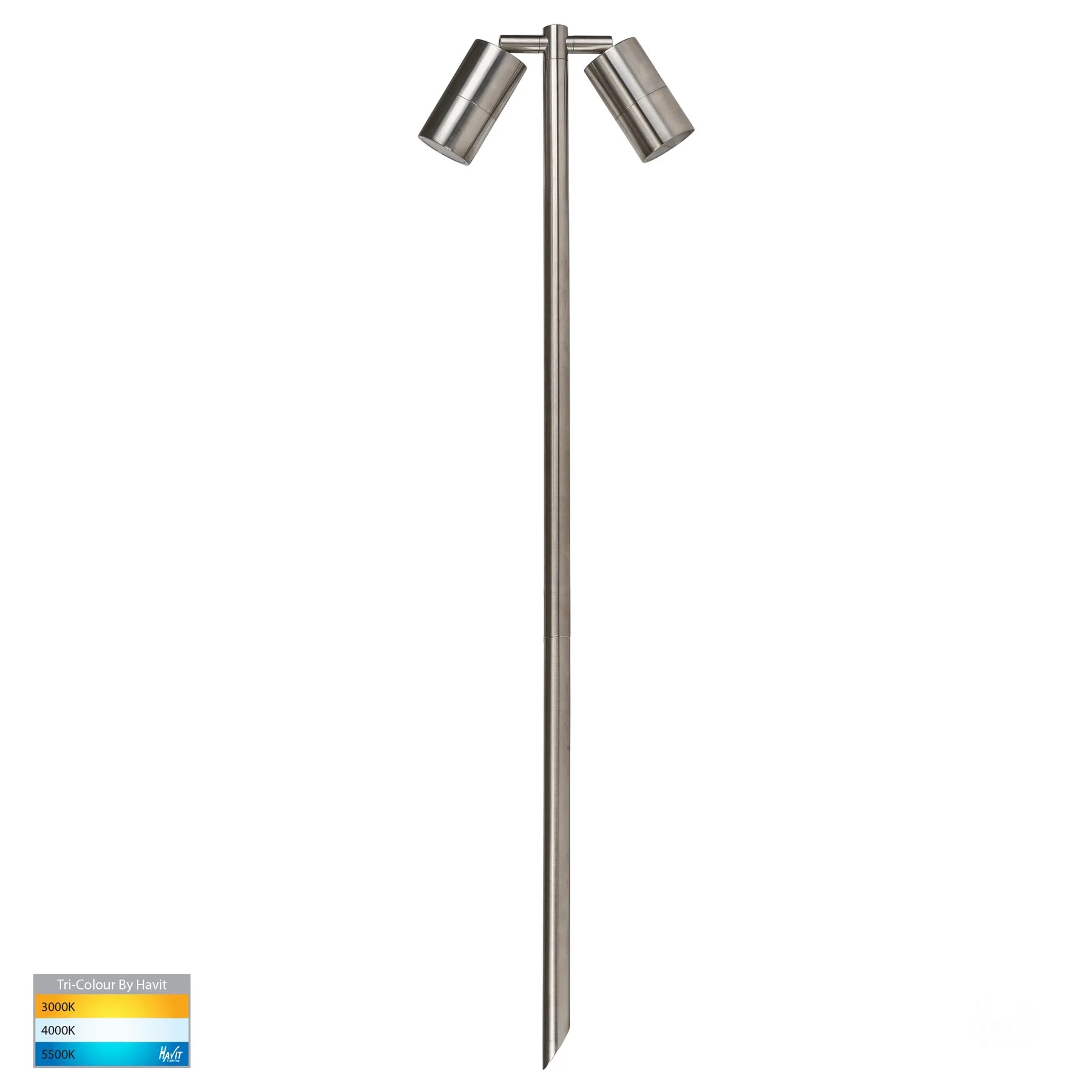 Havit Tivah TRI Colour Double Adjustable LED Bollard Spike Light
