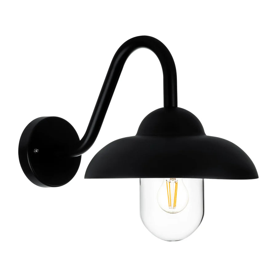 Havit HV3519W-BLK - Loka Aluminium Black Wall Light