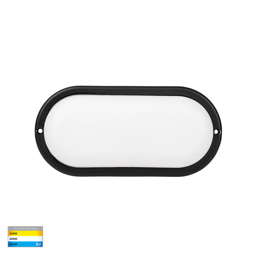 Havit HV3527T-BLK - Muovi Polycarbonate Black Wall Light