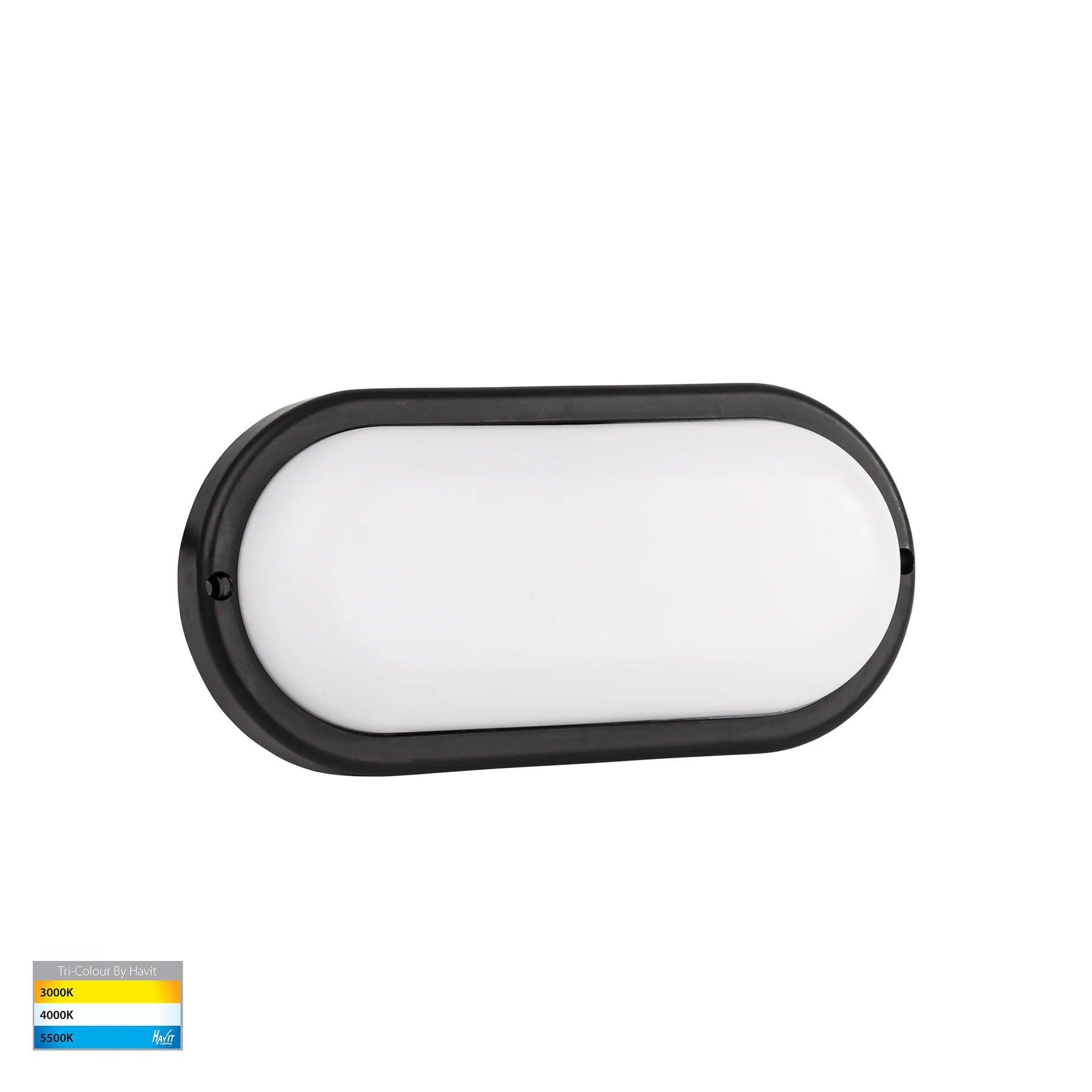 Havit HV3527T-BLK - Muovi Polycarbonate Black Wall Light