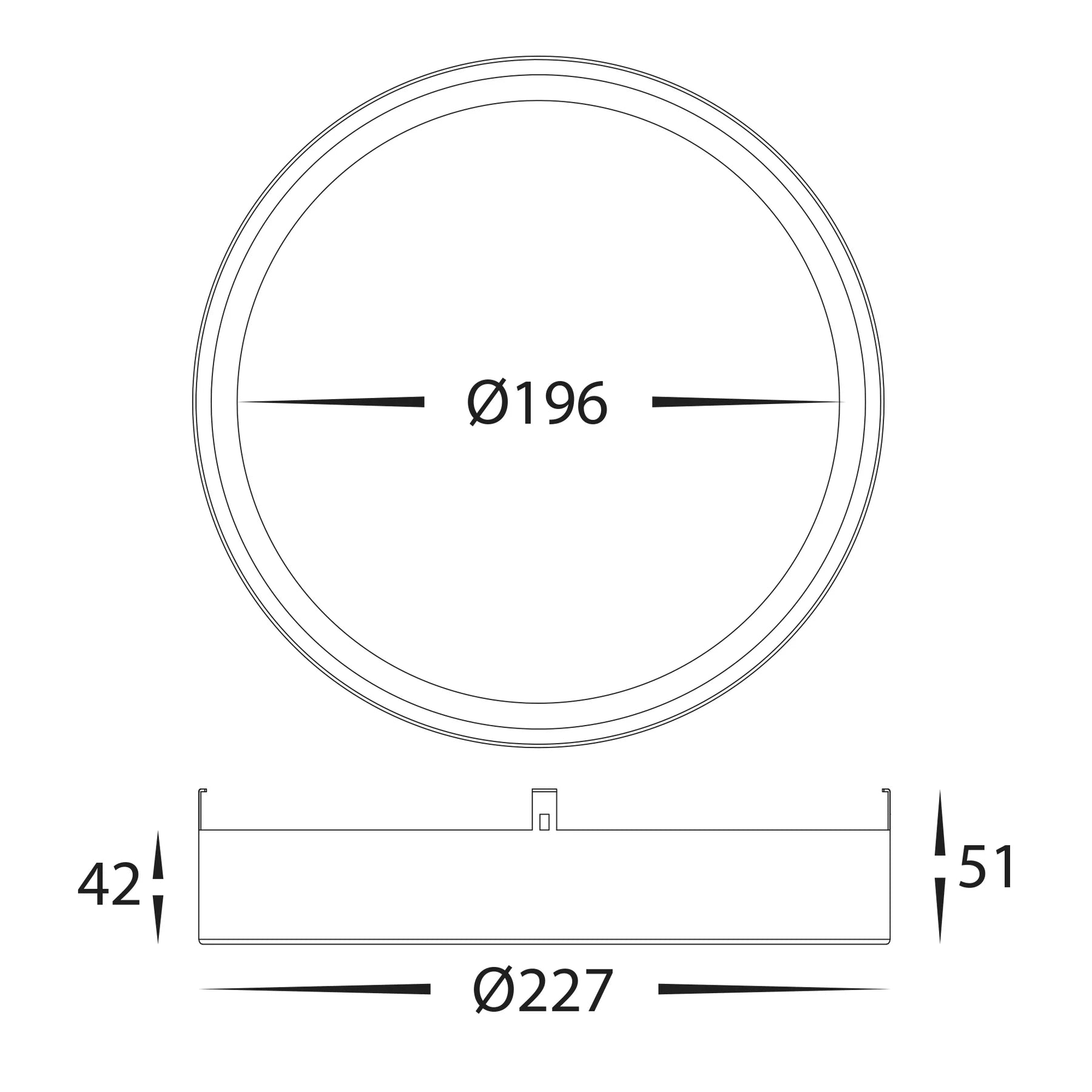 Havit HV5863-2-WHTGLD - Auster White & Gold Trim to suit HV5863S-WHT