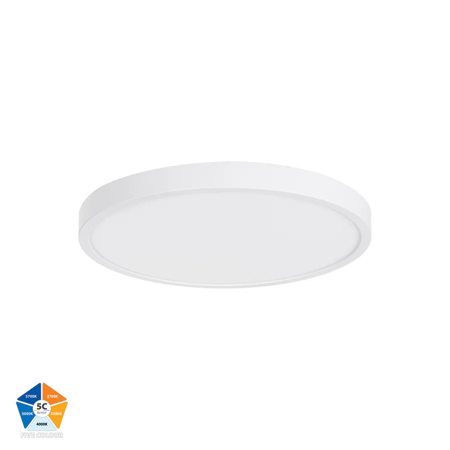Havit HV5864S-WHT - Auster White 24w LED Ceiling Mounted Oyster Light