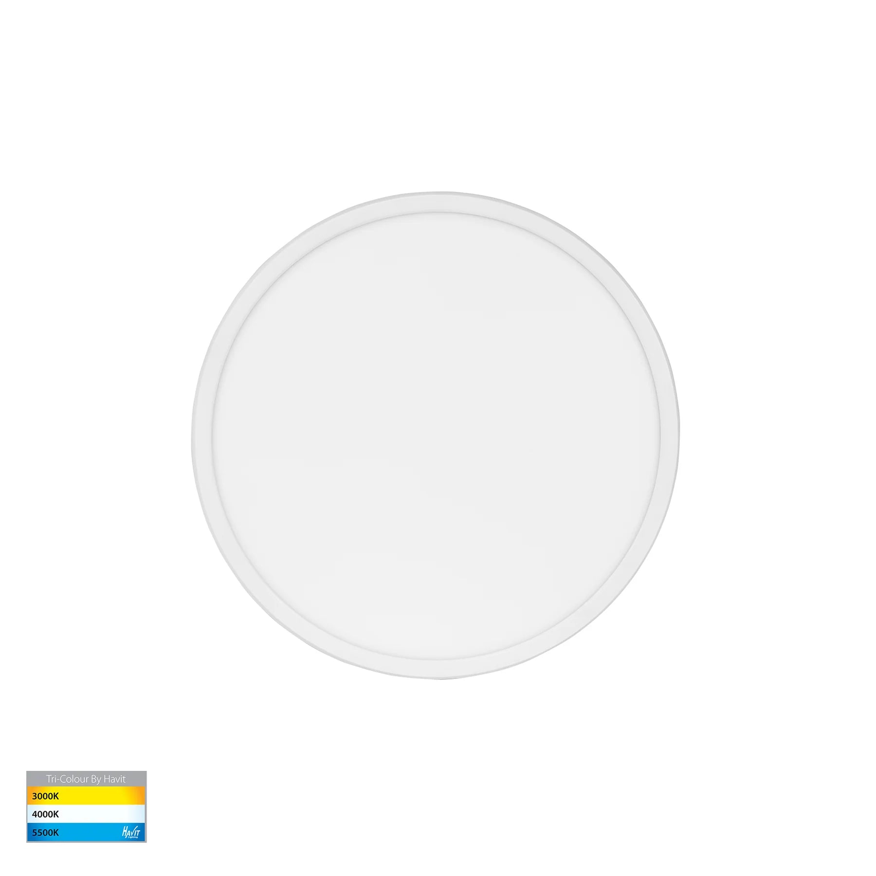 Havit Slim White 16w LED Ceiling Mounted Oyster Light