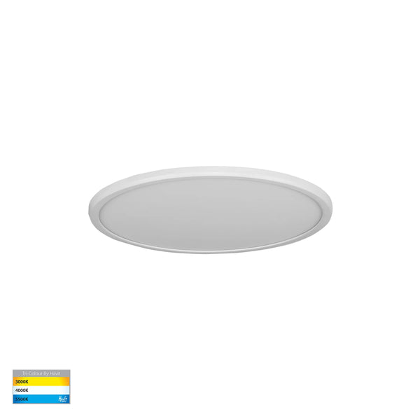 Havit Slim White 16w LED Ceiling Mounted Oyster Light – ONE STOP LIGHTING