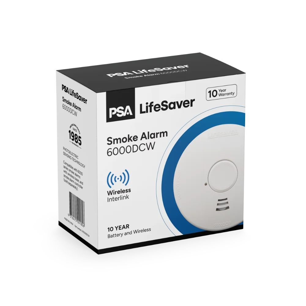 PSA LIF6000DCW – 10 Year Lithium Battery (non-replaceable) with Wireless RF Interlink