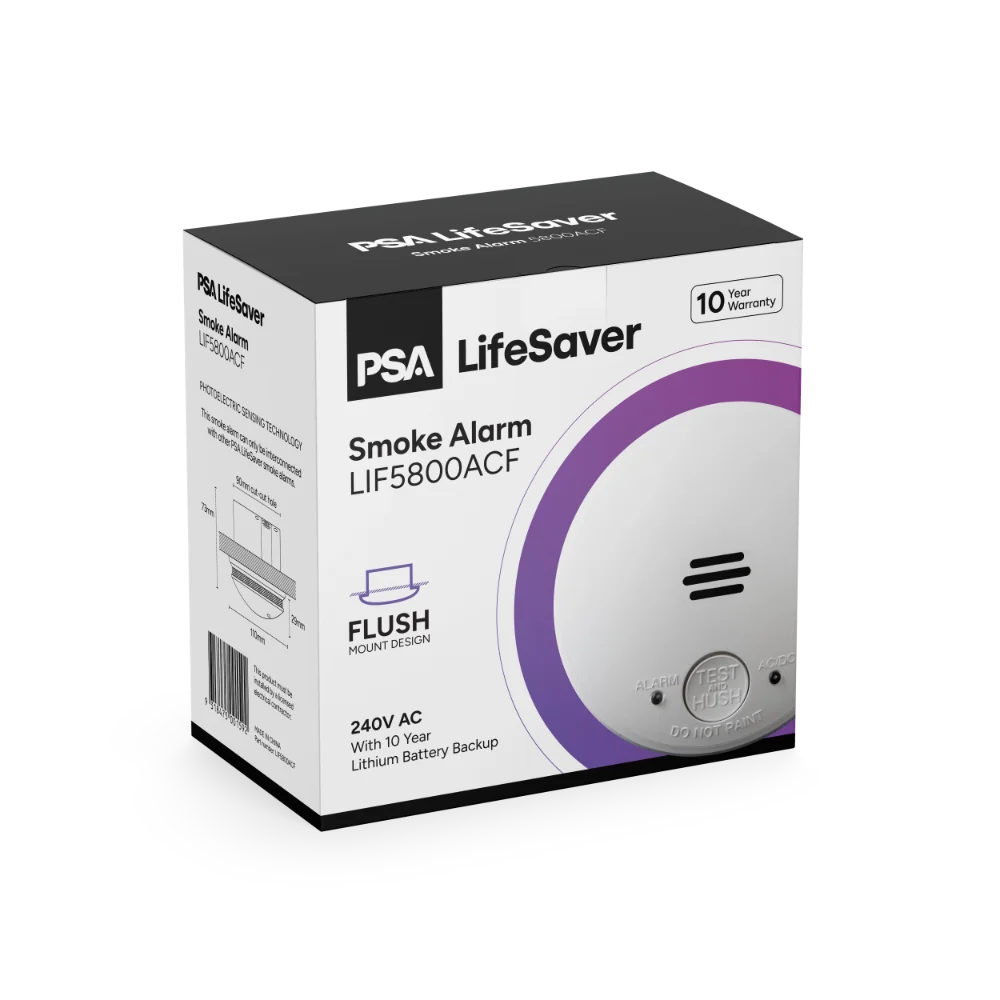 PSA 240V FLUSH SMOKE ALARM
