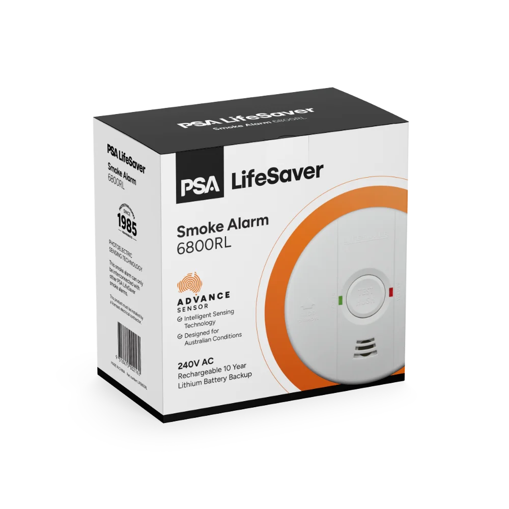 PSA LifeSaver LIF6800RL Mains Powered 240V AC with Rechargeable Lithium Battery – Advanced Sensor