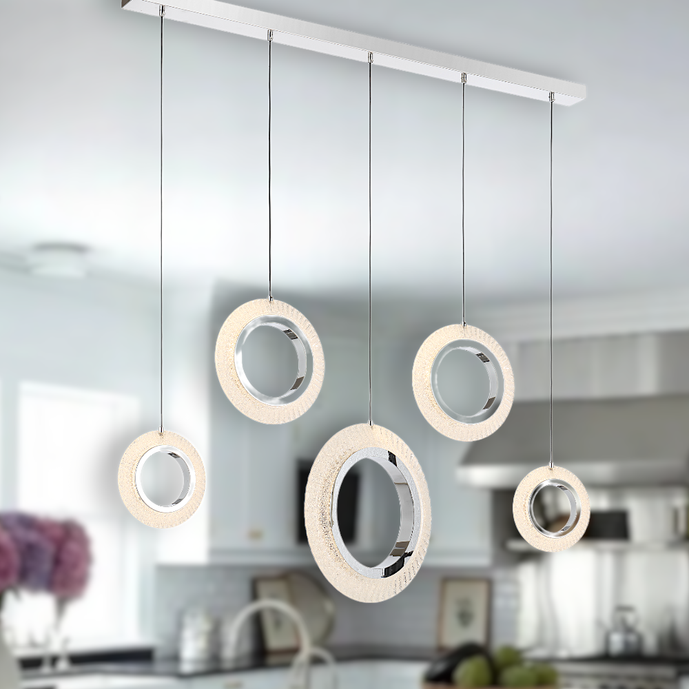 Telbix Lightings:  Luna Ring Pendant Light