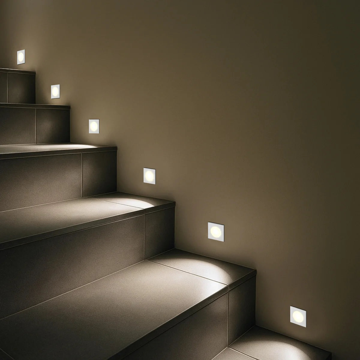 Telbix MAREN SQUARE STAIR DOWNLIGHT