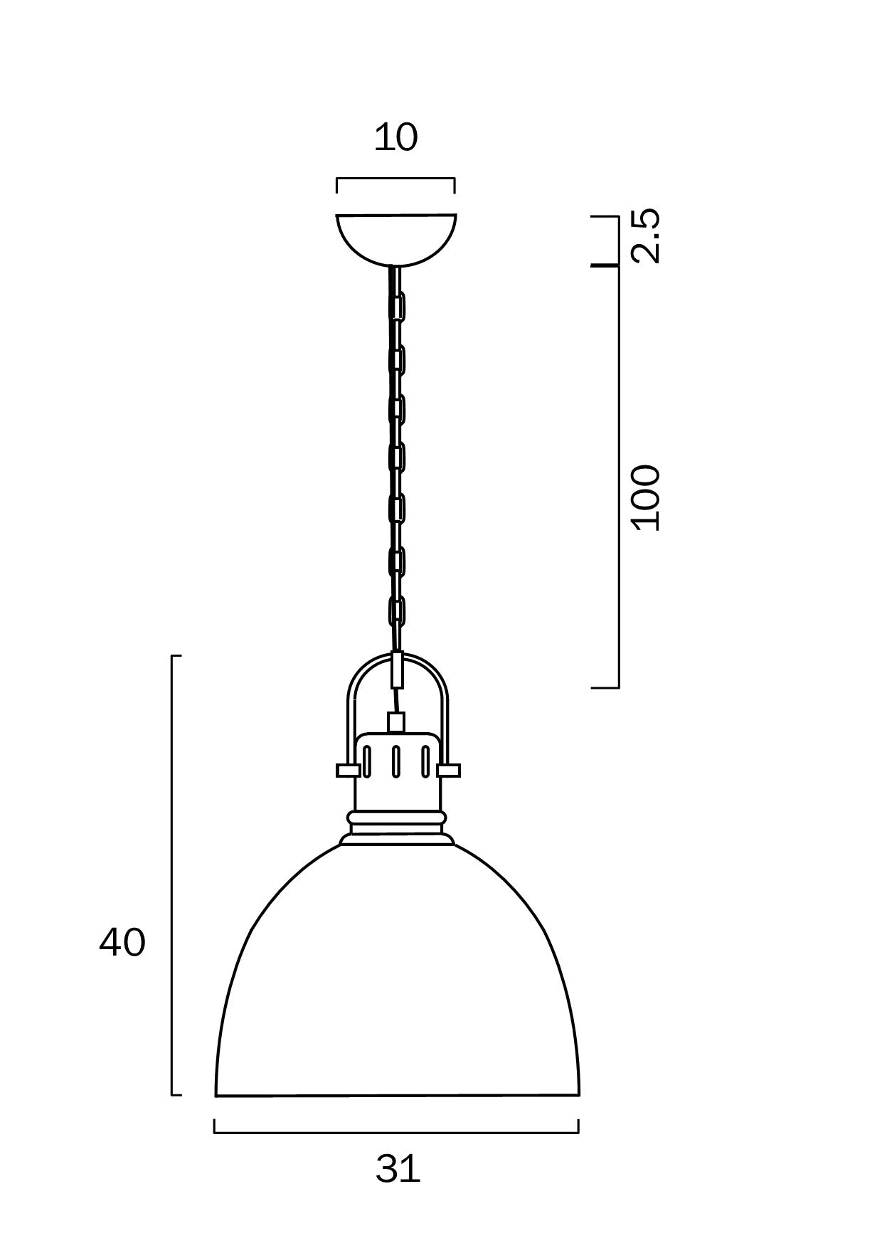 MARKET 31 PENDANT