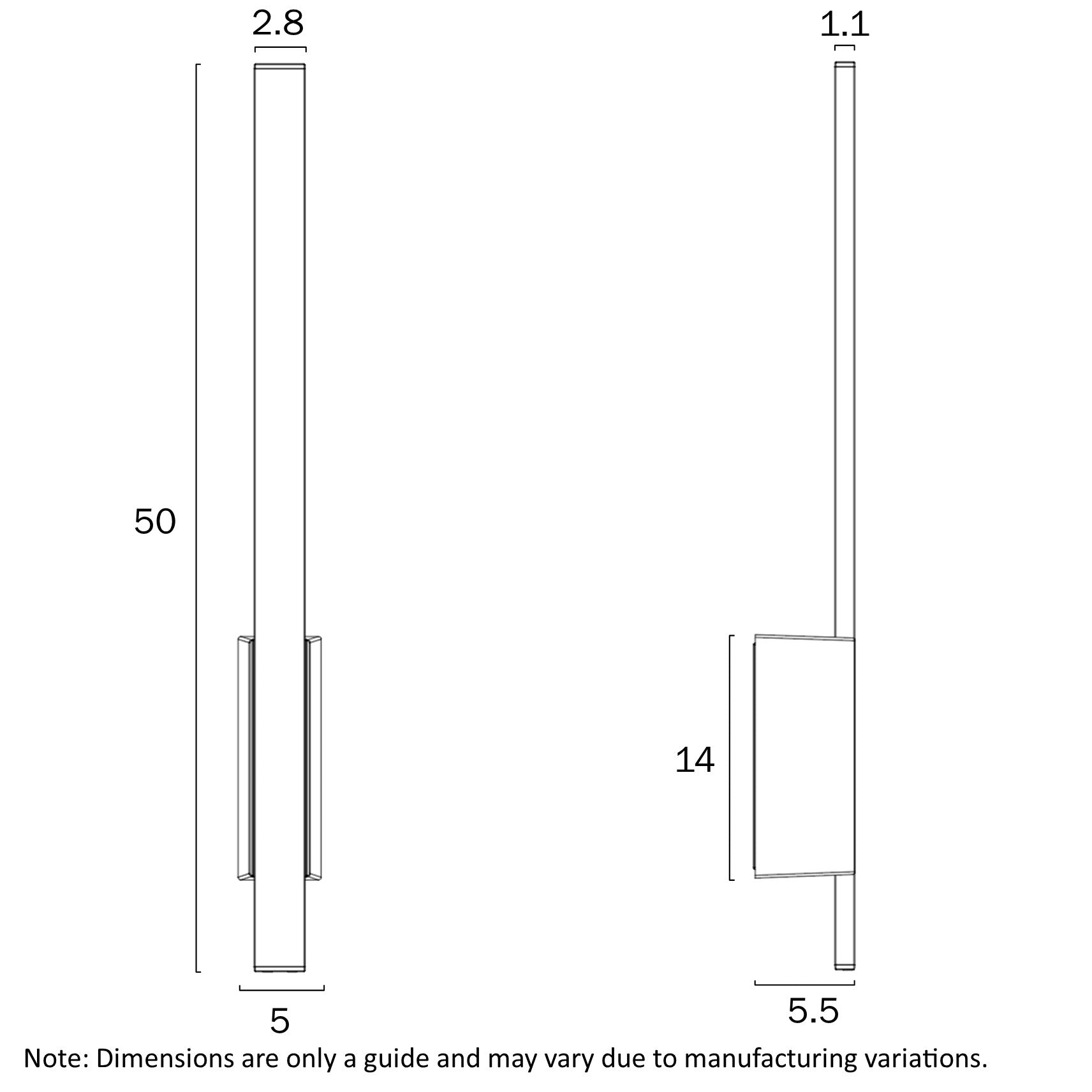 MASTO 1 LIGHT WALL LIGHT