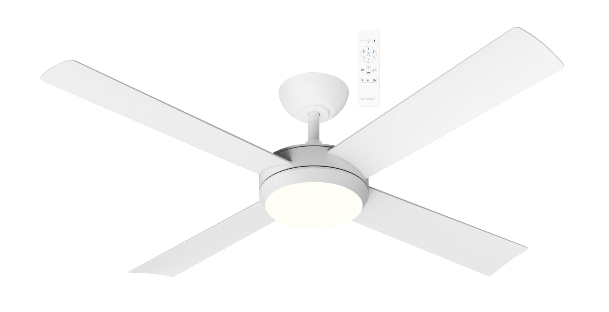 Martec: Quantum DC 48inch and 52inch DC Ceiling Fan With Remote Control with LED light