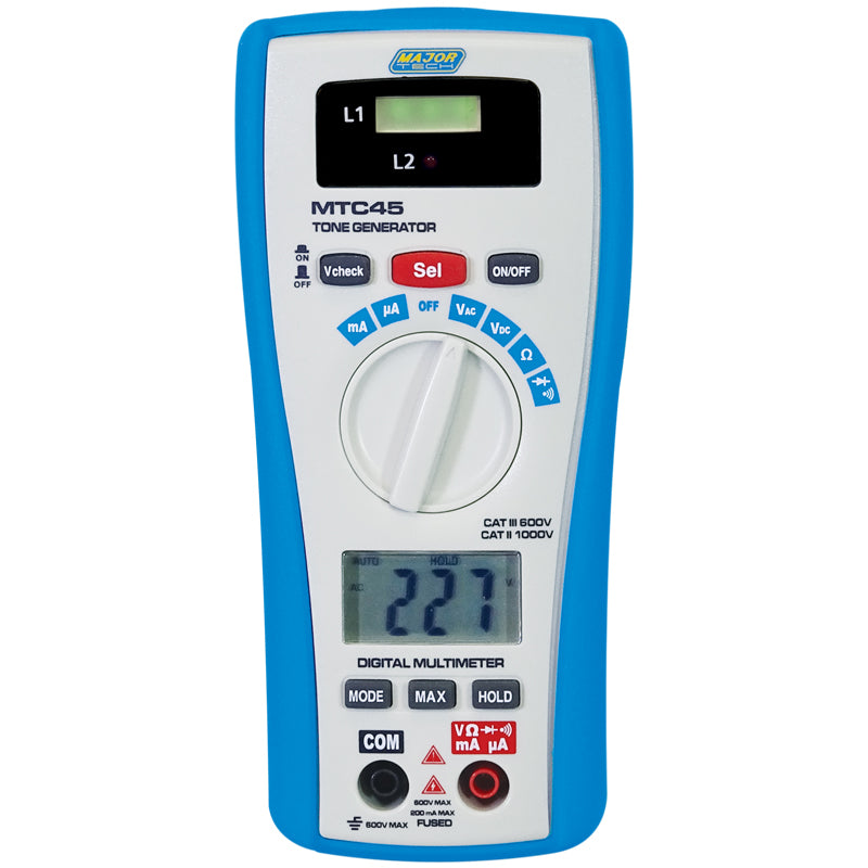 2-In-1 Tone and Probe and Multimeter