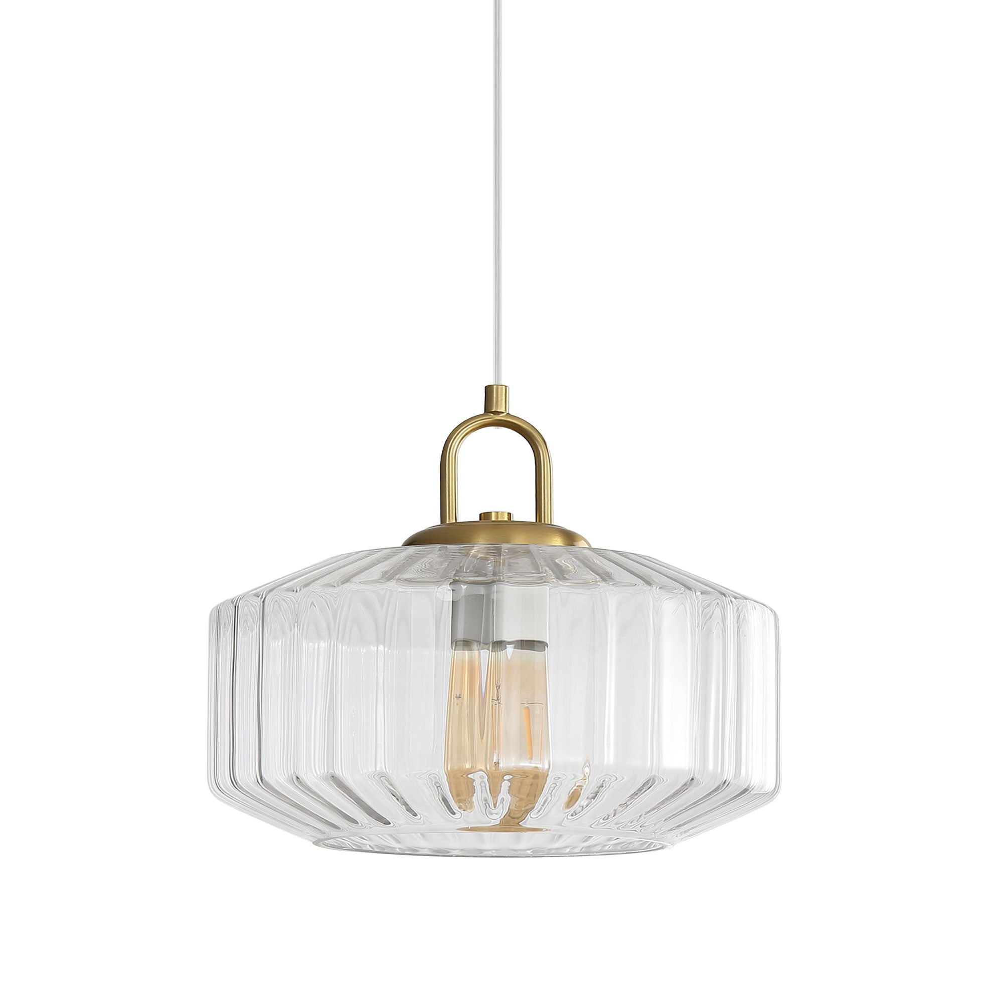 Oriel Lighting CLARISE CLEAR Glass Pendant