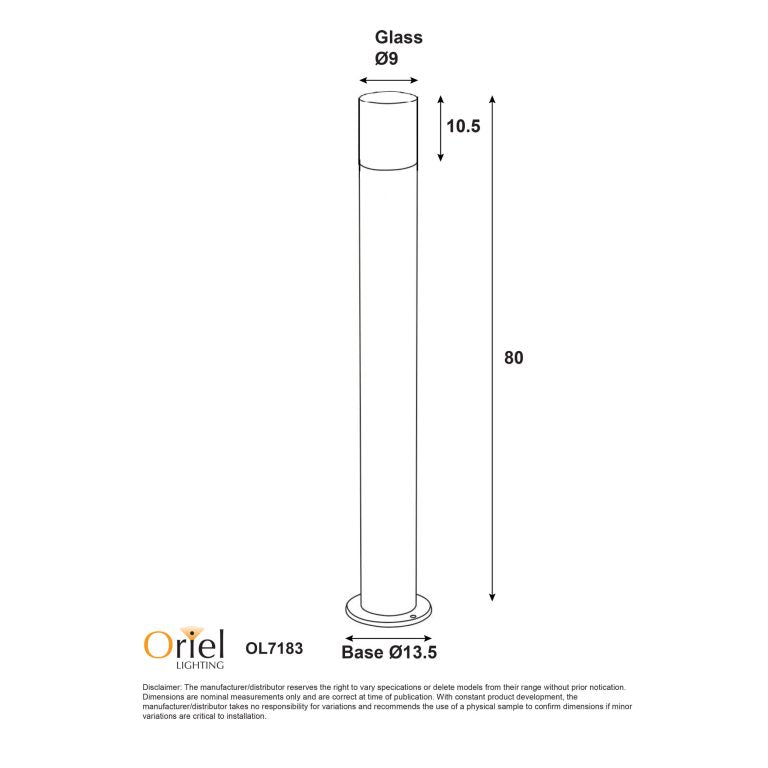 Oriel Lighting WANAKA Bollard Light