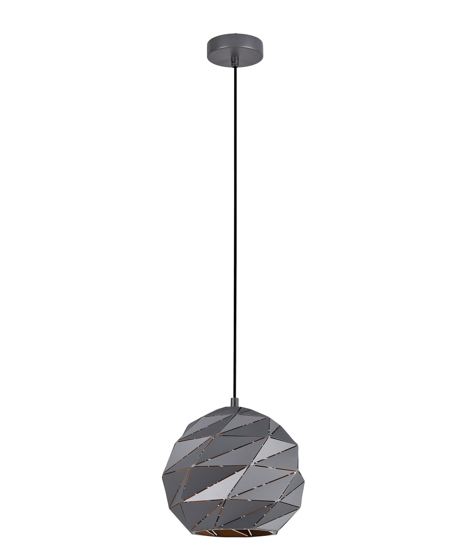 CLA Lighting: ORIGAMI: Interior Dome Carved Iron Origami Style Pendant Lights