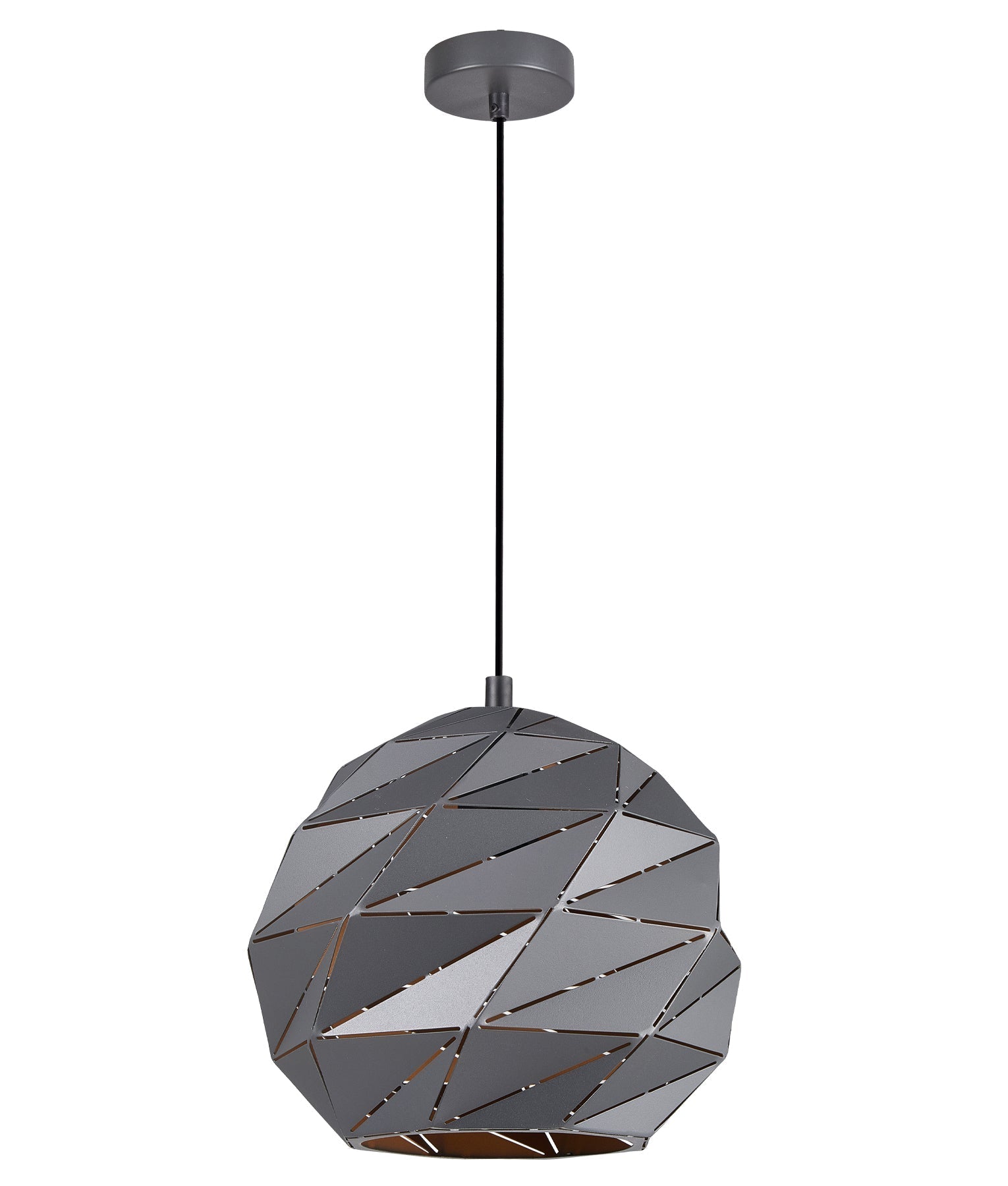 CLA Lighting: ORIGAMI: Interior Dome Carved Iron Origami Style Pendant Lights