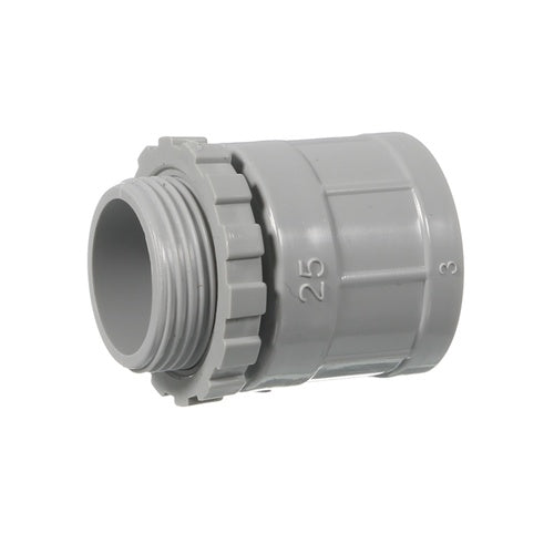 NLS 30209 | 25MM PVC PLAIN TO SCREW ADAPTOR | PS25