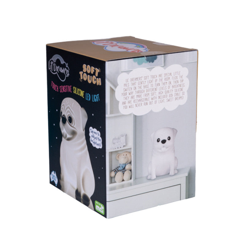 Lil Dreamers Pug Soft Touch LED Light