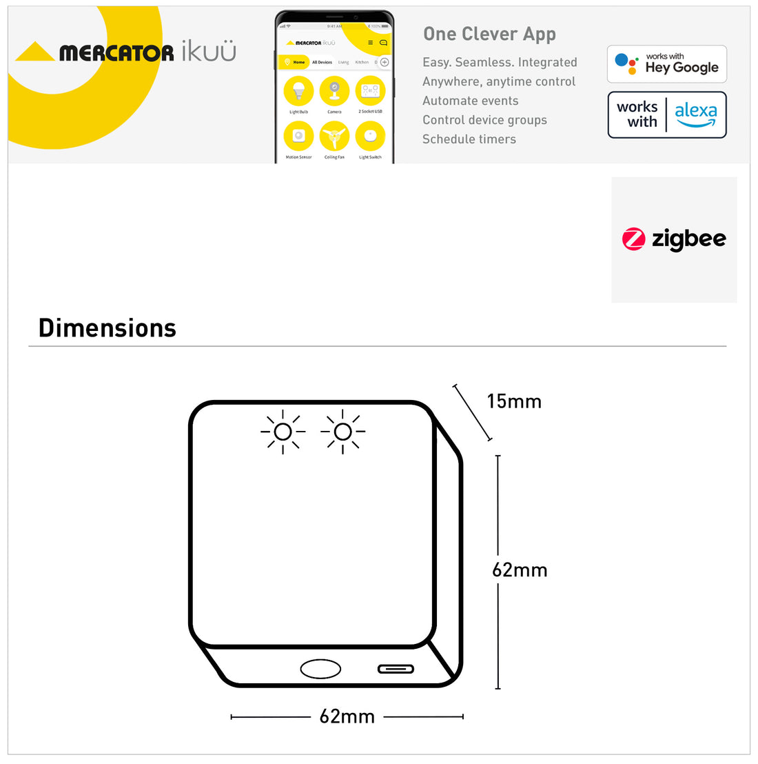 Ikuü Smart Zigbee Home Hub