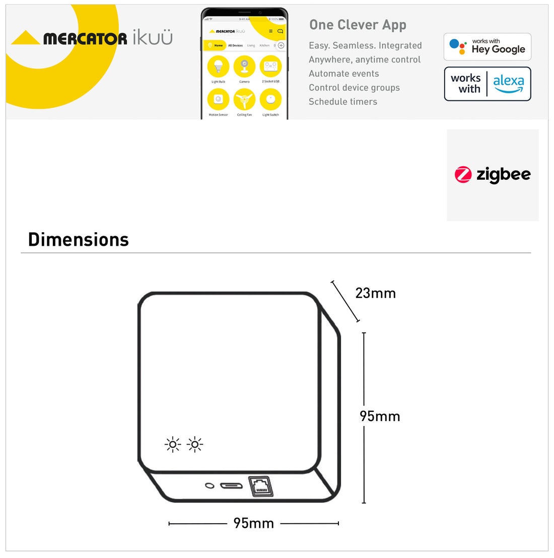 Ikuü Smart Zigbee Pro Hub