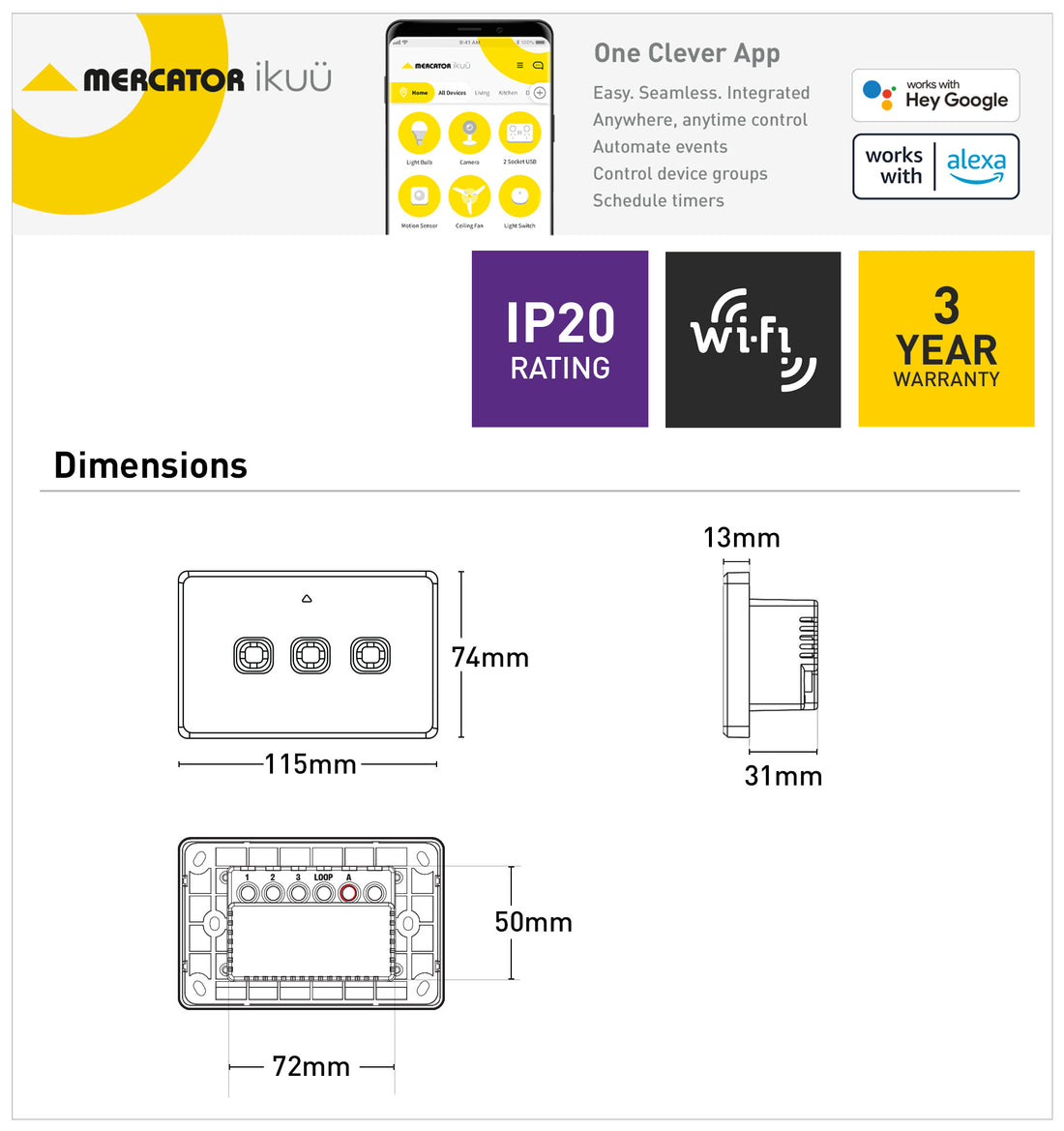 Ikuü Smart Wi-Fi Switch