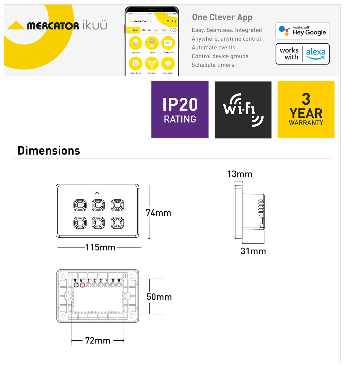 Ikuü Smart Wi-Fi Switch