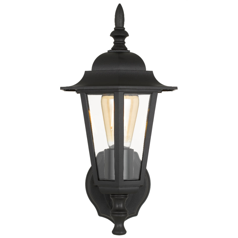 Telbix Lightings: UPTON EXTERIOR WALL LIGHT UPTON EX-BK