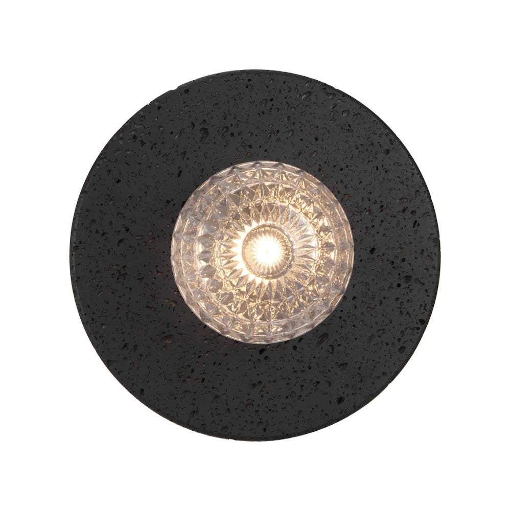 Telbix VARON WALL LIGHT BLACK TRAVERTINE