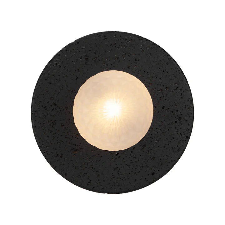 Telbix VARON WALL LIGHT BLACK TRAVERTINE