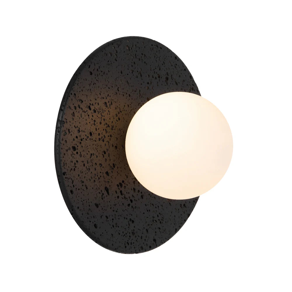 Telbix VARON WALL LIGHT BLACK TRAVERTINE