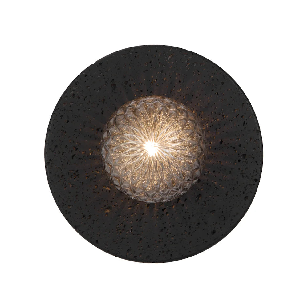 Telbix VARON WALL LIGHT BLACK TRAVERTINE