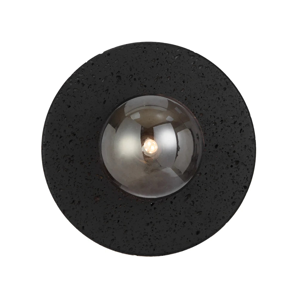 Telbix VARON WALL LIGHT BLACK TRAVERTINE