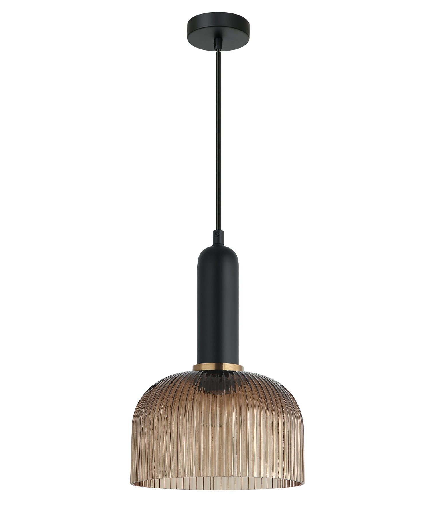 CLA Lighting-VINTAJ Retro Interior  Ribbed Glass Pendant Lights