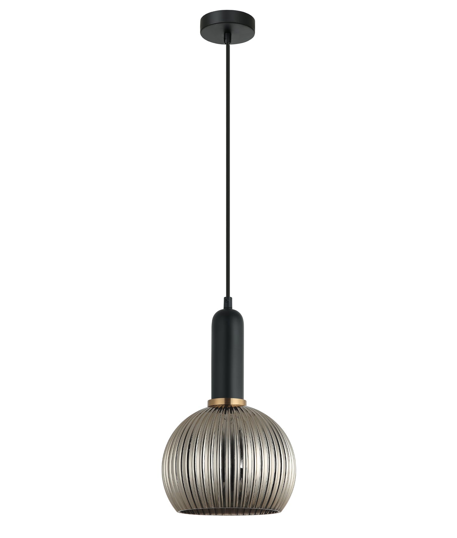 CLA Lighting-VINTAJ Retro Interior  Ribbed Glass Pendant Lights