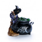 Black Cat Cauldron LED Light