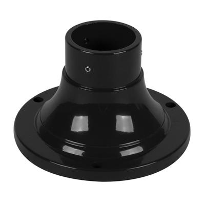 BB-100 Aluminium Bollard Base to suit 60-76 outer diameter post - powder coated finish