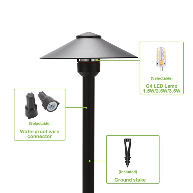 Pro Light Club Aluminum Path Light PPL1403
