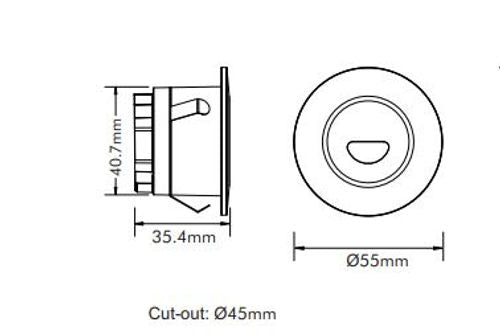 3W LED STEP LIGHT (STEP-512/TC)