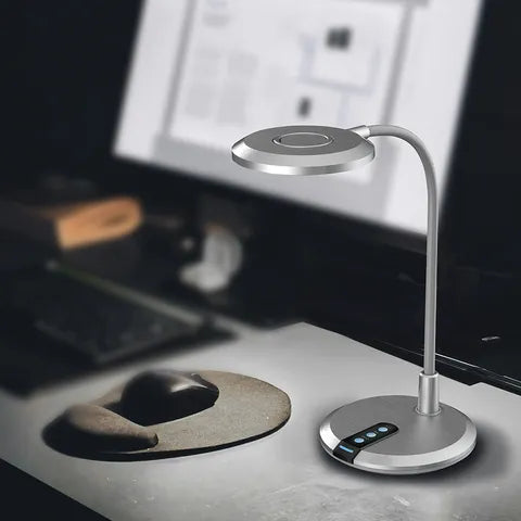 Vencha Lighting Brad 8w LED Desk Lamp Silver