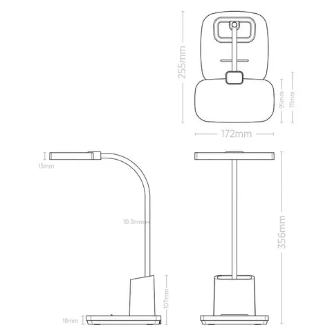 Vencha Lighting Penchi 10w LED Desk Lamp Blue
