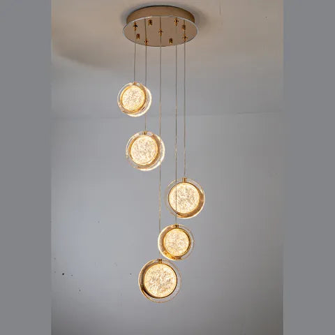 Vencha Lighting Yoyo-5 Pendant Light Round