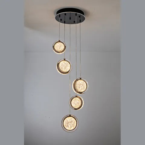 Vencha Lighting Yoyo-5 Pendant Light Round