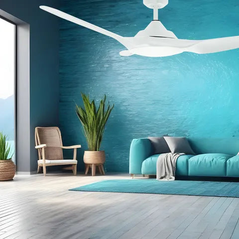 Vencha Lighting Raven RWS DC Ceiling Fan