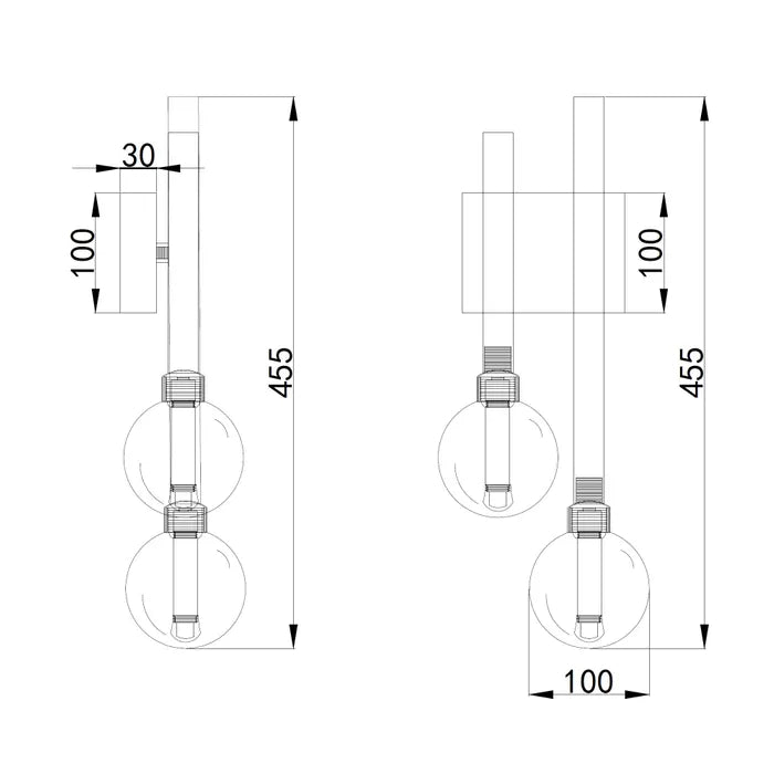 Vencha Meteor 2 Wall Light