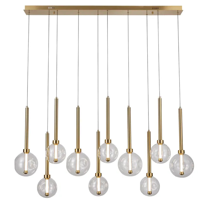 Vencha Meteor 10 Light Pendant - Bar